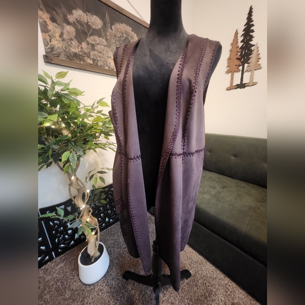Beautiful Suede Philosophy Vest
